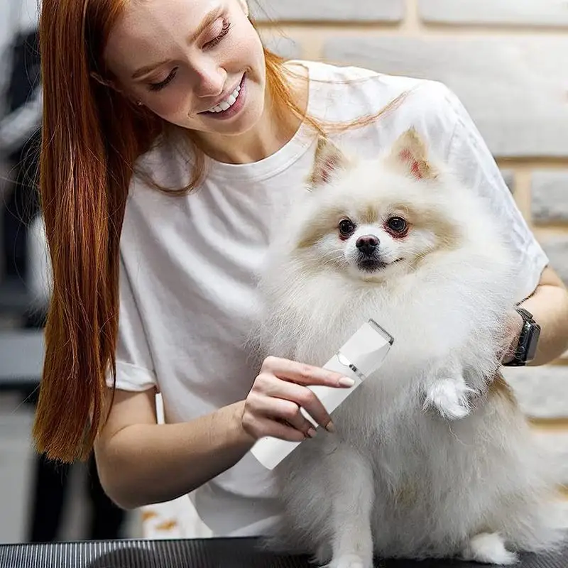 

Dog Trimmer For Paws Dog Clippers Rechargeable Professional 4-in-1 Tool Shaver Scissors Accessories Haircare Deshedding Groomer