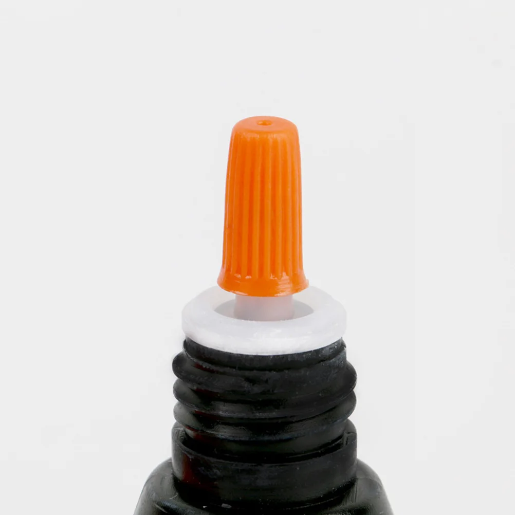 20 قطعة زجاجة الغراء الفم إبرة مكافحة حجب لاش الغراء زجاجة دبوس استبدال نصائح ل رمش صالون لوازم مستحضرات التجميل أداة #5