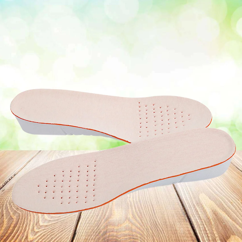 

1pcs Breathable Soybean Fiber Insoles Sweat Absorption Sports Shoe Pads Non Slip Heighten Foot Inserts For Running Hiking