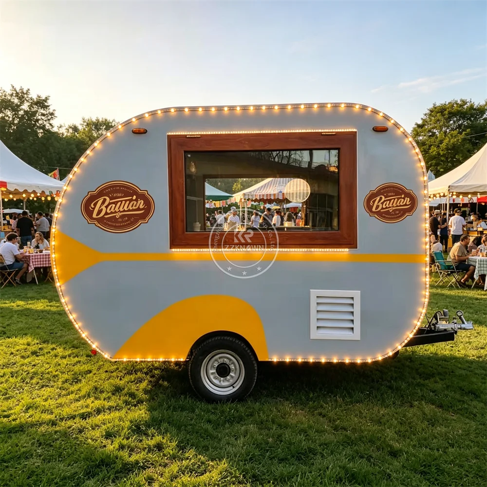 Stainless Steel Mobile Food Tr - Commercial Kitchen Trailer recension och pris