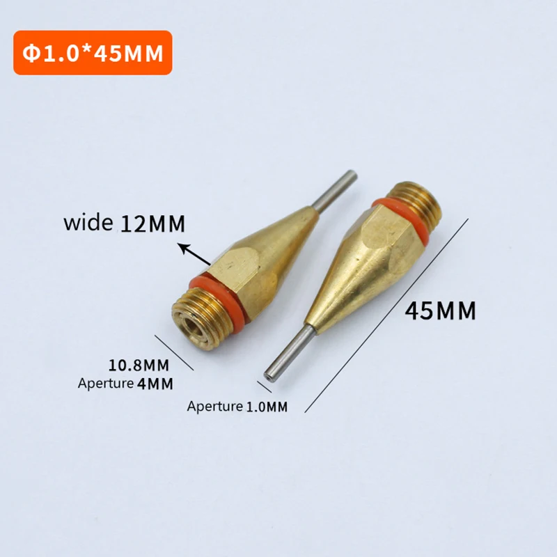 With Glue Stick Built-in Leakproof Steel Ball Glue Gun Nozzle Accessories Copper Material Suitable For Hot Melt Glue Gun