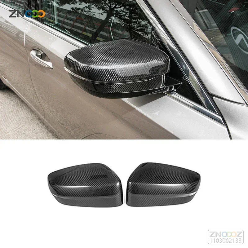 

Fit For BMW 3 5 7 Series G20 G30 G12 Real Carbon Fiber Car Side Mirror Wing Mirror Outer mirror Rearview Replace Cover