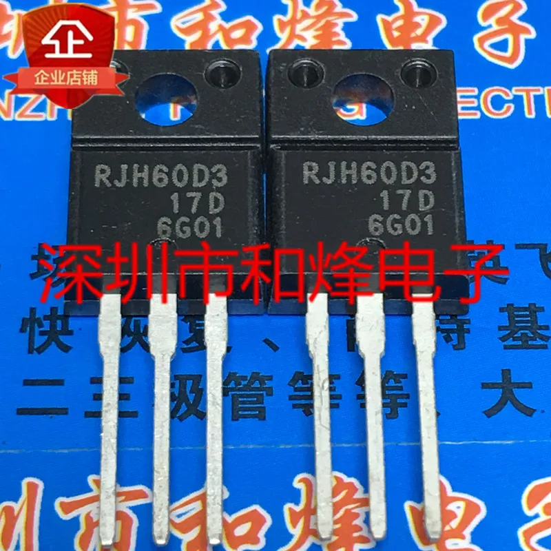 

Original 5pcs/ RJH60D3 RJH60D3DPP TO-220F 600V 17A