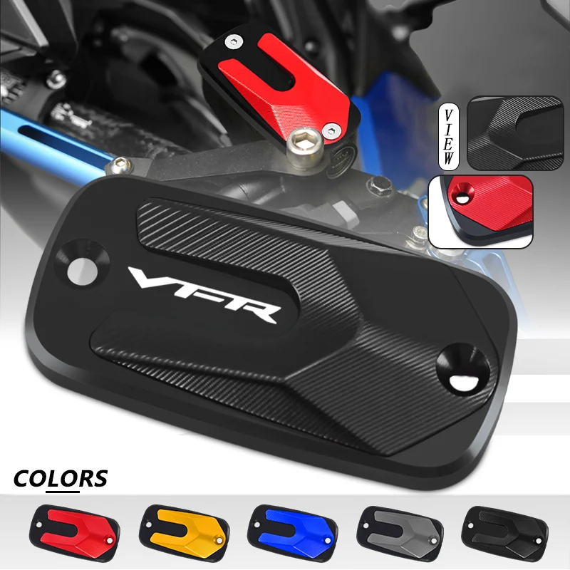 

2025 New vfr 800 Motorcycle Accessories Front Brake Fluid Tank Reservoir Cover Oil Cup Cap For VF R800 VFR800X VFR800F VFR1200X