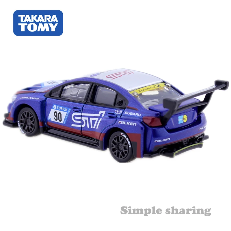 Takara Tomie Premium 24 Subaru Wrx Sti Nbr Challenge 1:62 Auto Race Auto Auto Motoren Auto Diecast Metalen Model Nieuwe Boytoys