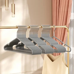 I KNOW Custom Color Waterproof 10PCS PVC Hanger 40CM Household Non-slip High Quality Metal PVC Colorful Clothes Hanger