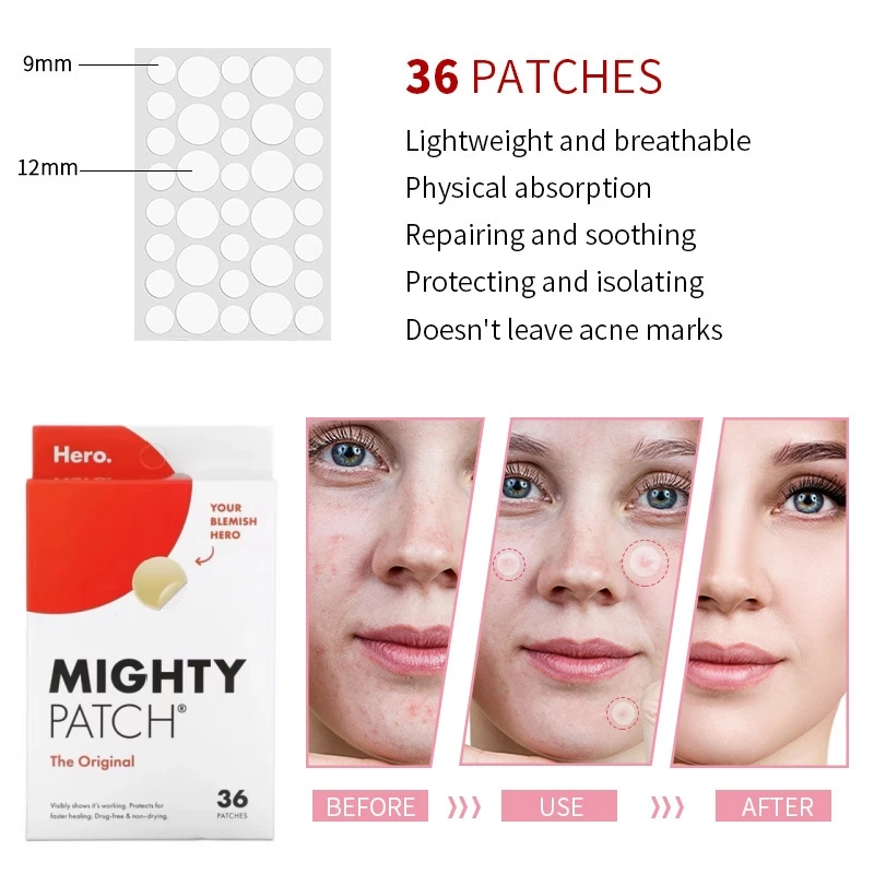 Hydrocolloid Acne Patch Selling Invisible Makeup Close Patch Clear, Waterproof and Breathable Acne Muscle Repair Pack