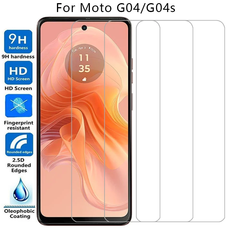 screen protector for motorola moto g04 g04s protective tempered glass on motog04 motog g 04 s 04s 04g gs04 film mot motorolag04