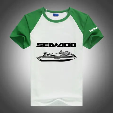 Sea Doo Seadoo 남성용 2024 반팔 티셔츠, 편안한 통기성 라운드 상의, 컬러 매칭, 여름 신상 Sea Doo Seadoo 남성용 2024 반팔 티셔츠, 편안한 통기성 라운드 상의, 컬러 매칭, 여름 신상