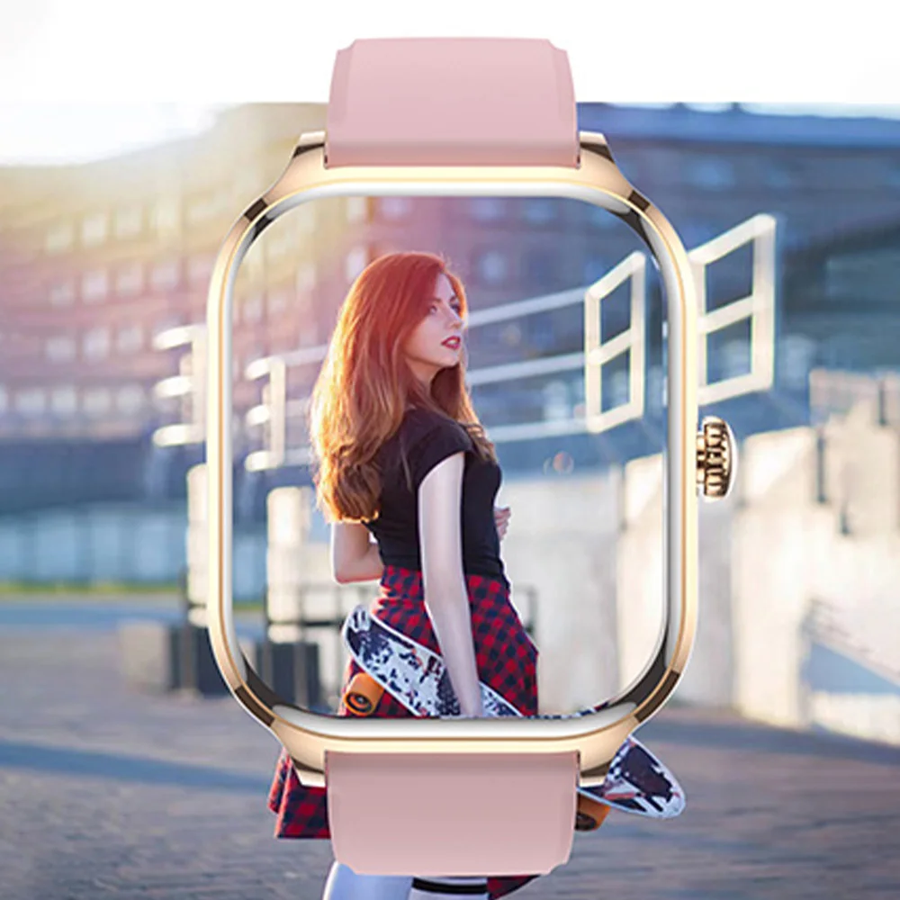 Модные яркие часы GTS 1,73 дюйма 128*160 для мальчиков и девочек, Смарт-часы с Bluetooth-вызовом, фитнес-циферблатом, напоминанием, компасом