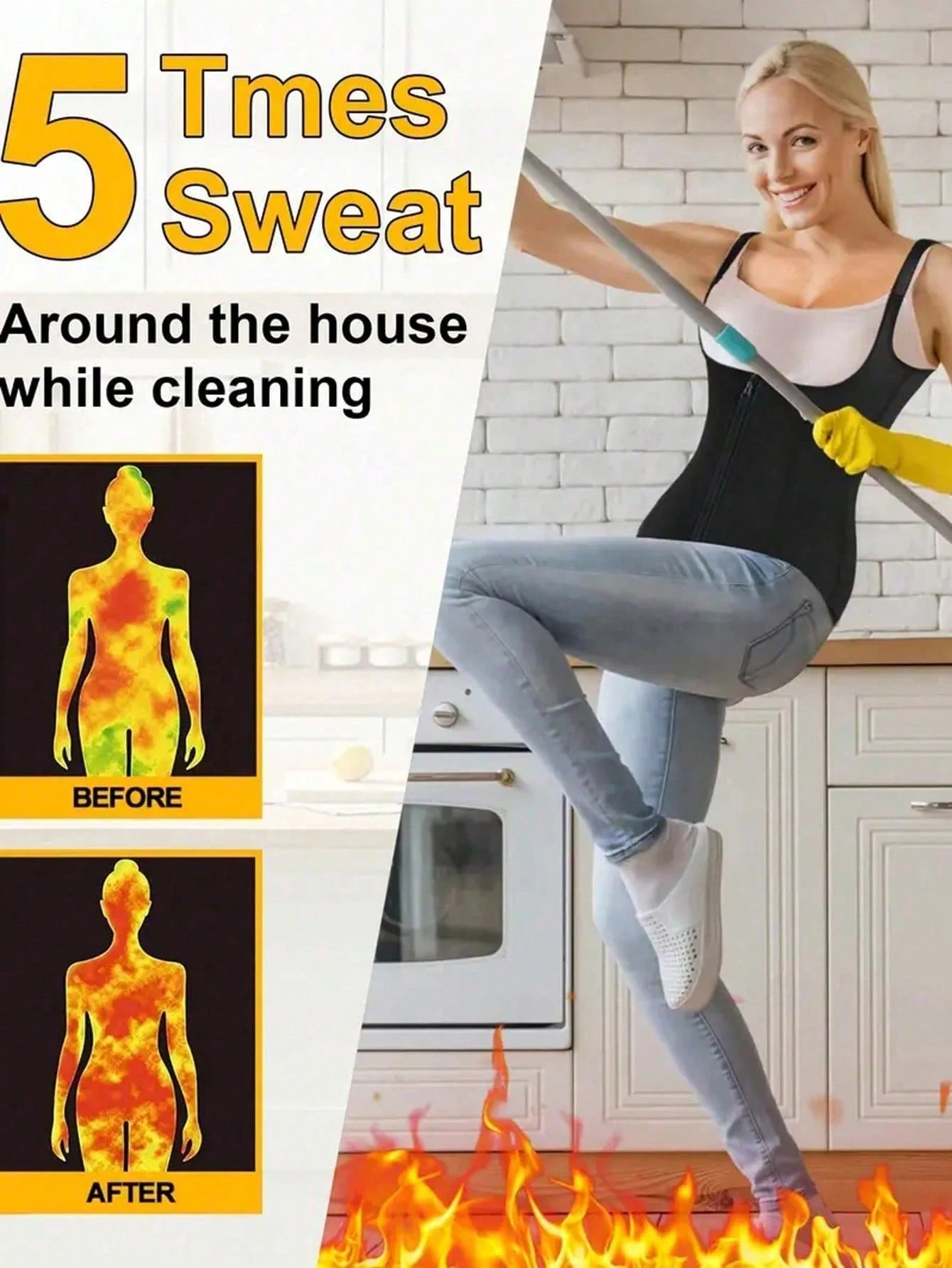 ชุดออกกำลังกายเสริมเหงื่อสำหรับผู้หญิง เสื้อกล้ามฟิตเนสกระชับหน้าท้อง ชุดกระชับสัดส่วนสำหรับโยคะแบบรัดเอว มีซิป สไตล์ยุโรปและอเมริกา