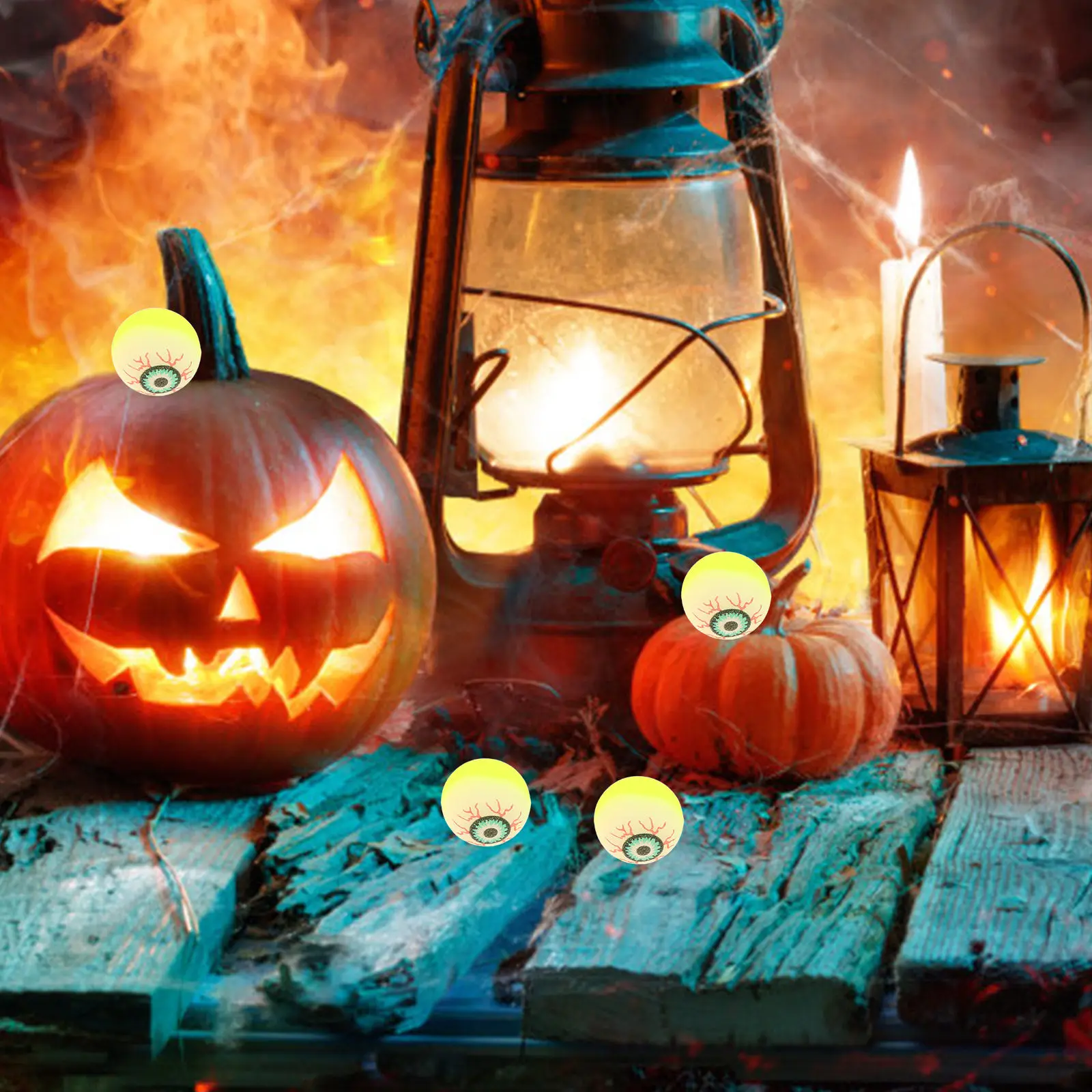 

40 шт. имитированных мячей-глаз, прыгающие мячи, жуткие сувениры для вечеринки на Хэллоуин для детей, креативные прыгающие мячи, забавные украшения, ассорти