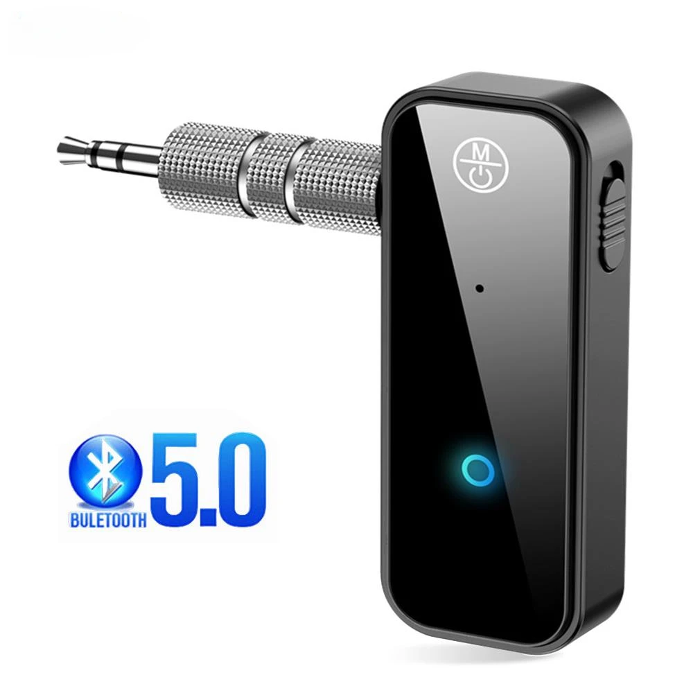 2 in 1 Wireless Bluetooth 5.0 Receiver Transmitter Adapter 3.5mm Jack for Car Music Audio Aux A2dp Headphone Reciever Handsfree