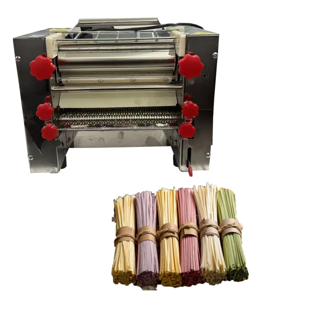 

Машина для резки лапши Машина для изготовления макаронных изделий Двойные ножи Машина для изготовления макарон Ручная маленькая машина для изготовления лапши