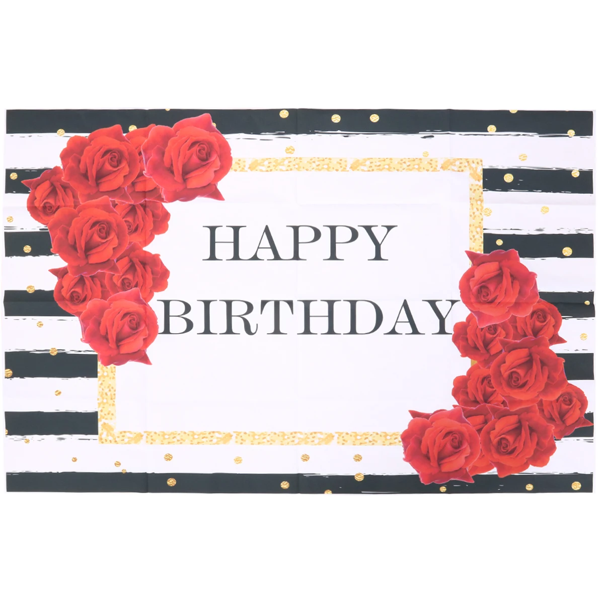 

Birthday Photography Backdrop Red Rose Print Cloth Durable Lightweight Photo Props Scene Layout Decor Store Work Room