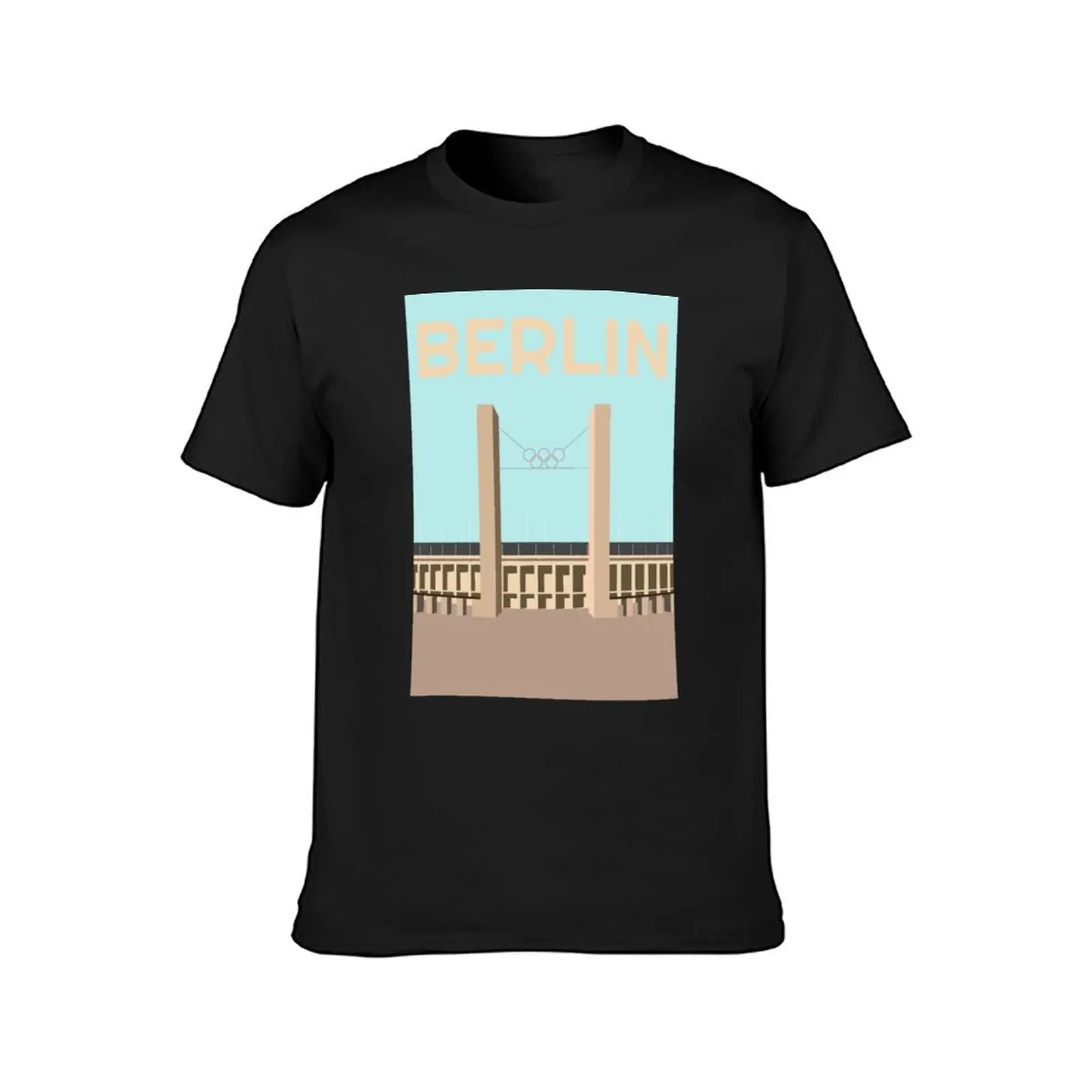 Berlin - Olympiastadion T-Shirt oversizeds customizeds blacks Aesthetic clothing mens champion t shirts