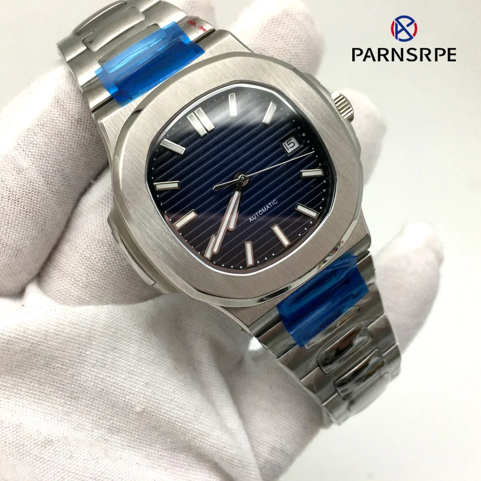 

Mechanical Men's Watch Japan NH35A/ Miyota 8215 Sapphire Glass Square Automatic Men's Watch Date Stainless Steel Bracelet