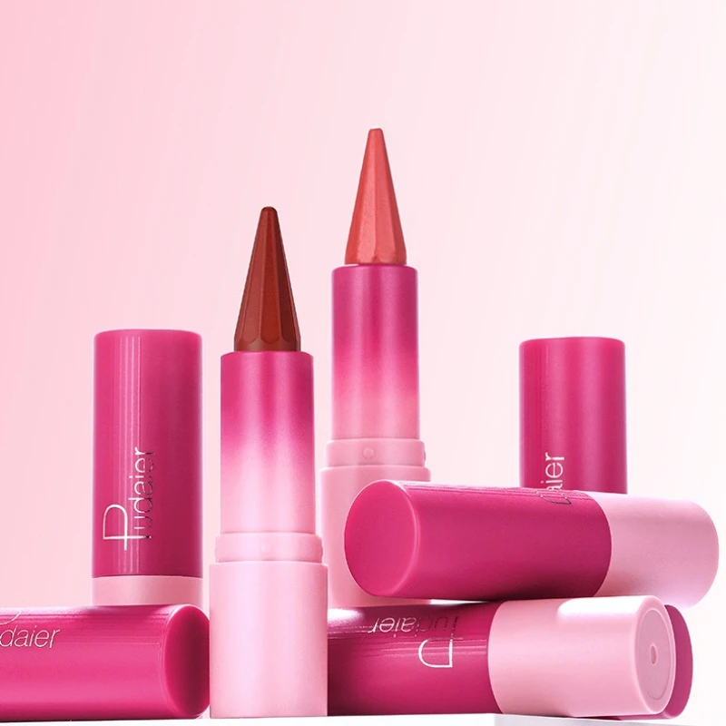 8가지 색상 페니스 모양 립스틱 버섯 모양 롱래스팅 보습 화장품 루즈 팝 매트 립스틱 립 메이크업