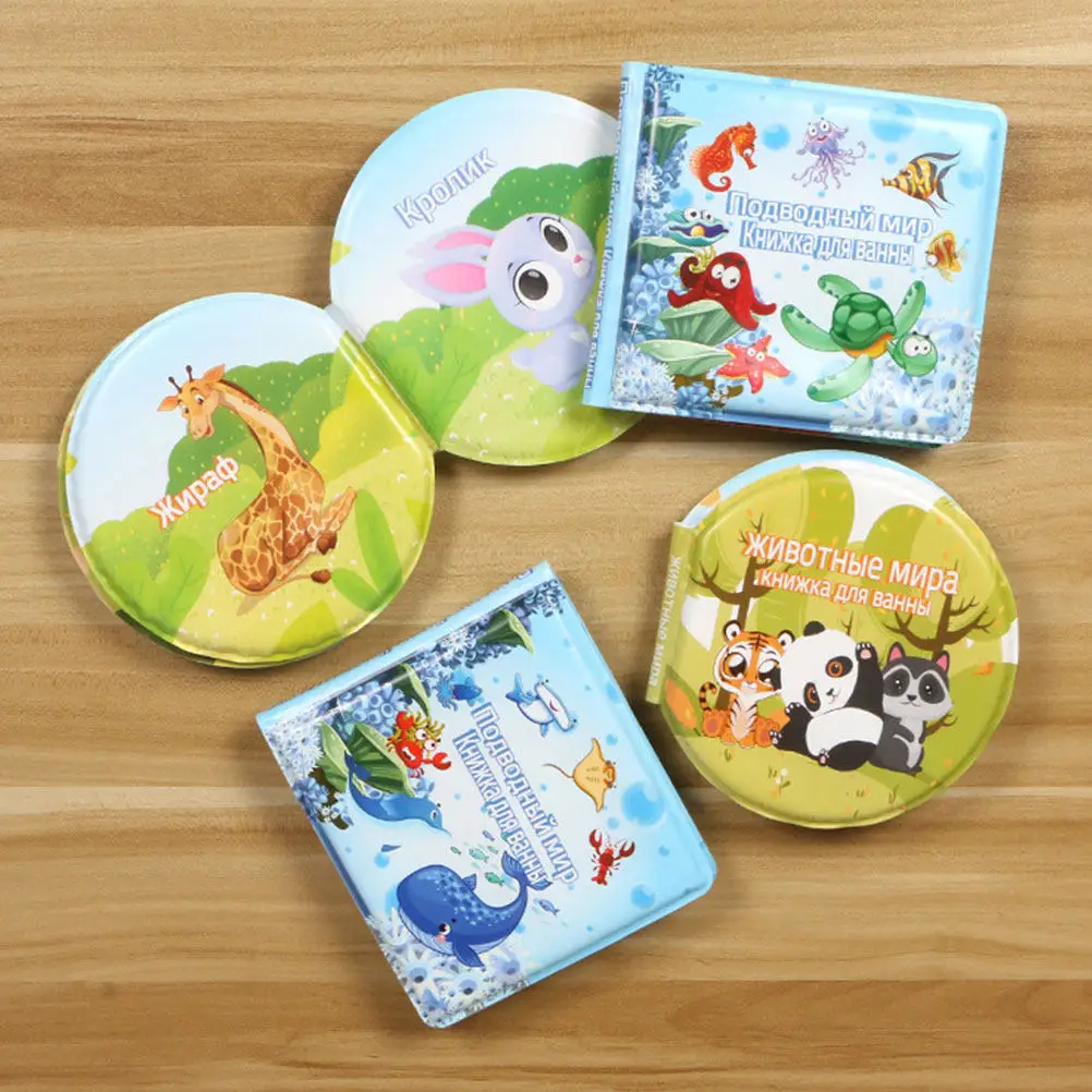 

Книга для подписей на Baby Shower, водонепроницаемые сенсорные карточки для малышей, для запоминания