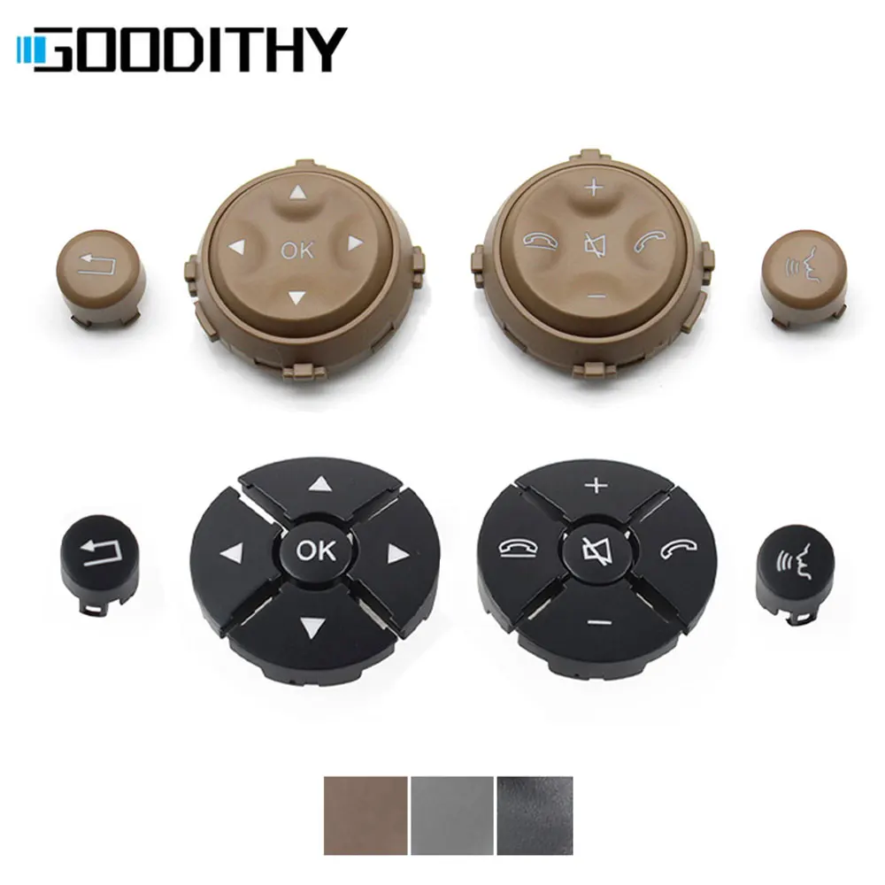 

W221 W216 Multifunction Steering Wheel Buttons Control Switch Cover Keys For Benz S CL Class S280 S300 S350 S400 S600 2006 2007