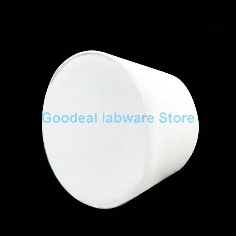 Laboratory NO.11 to 21 White Rubber Stopper  Solid conical flask cover Drain pipe seal plug