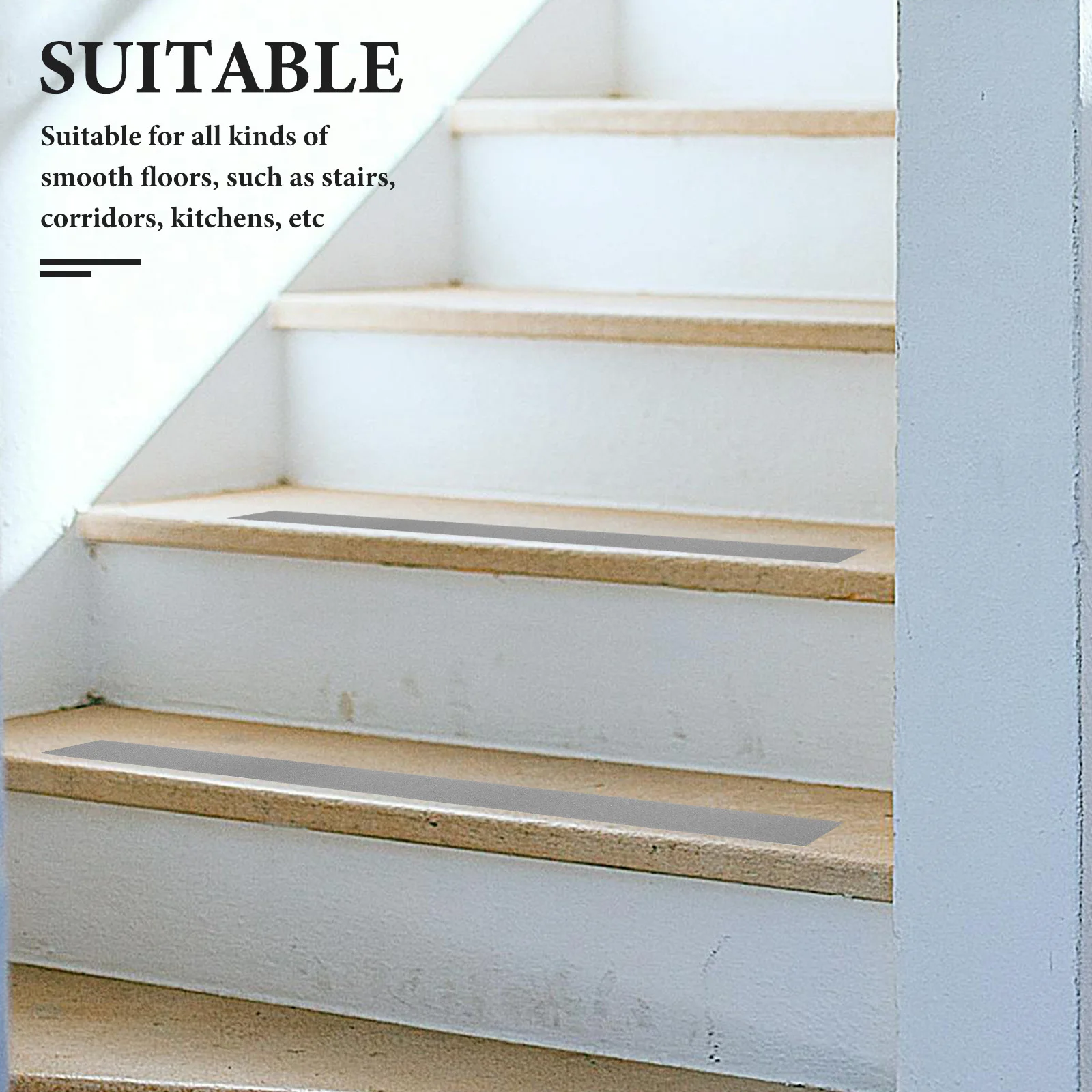 

1 Roll Non Slip Tape for Stairs and Steps Outdoor Indoor Grip Tape Waterproof Anti Skid Floor Strip for Bath Tub