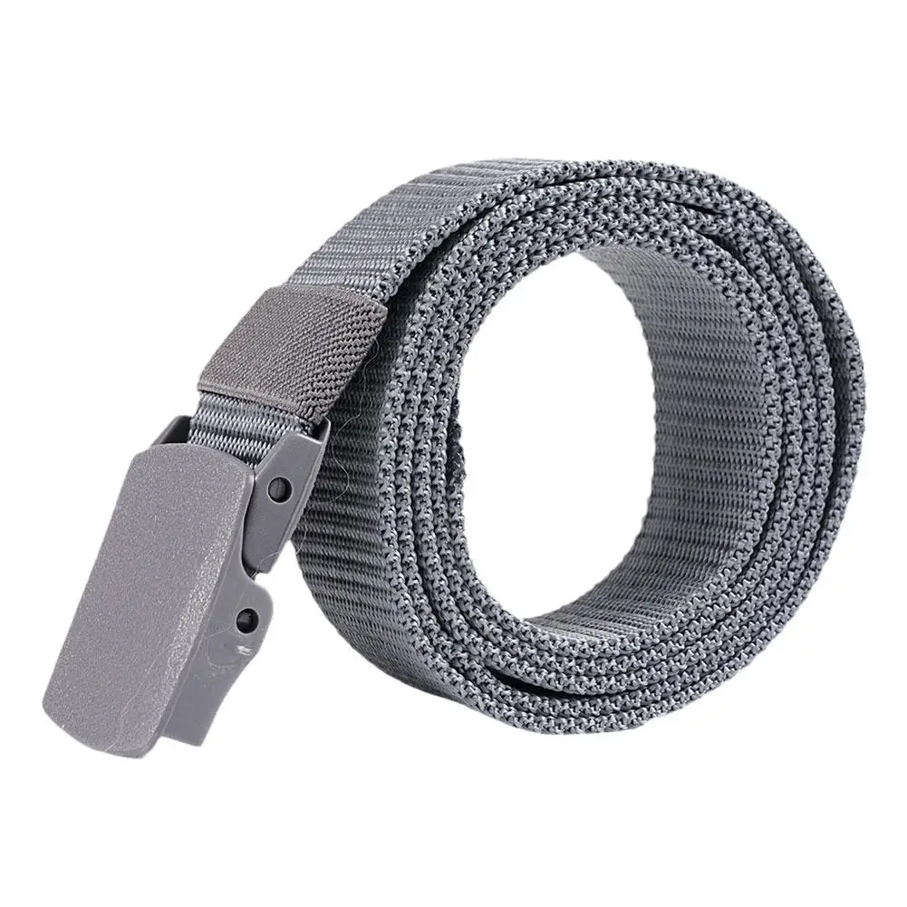 Eenvoudige Canvas Herenriem Mode Verdikt Geweven Outdoor Effen Vrouwelijke Slijtvaste Kleur Sport Groothandel Tooling Riem M5w7
