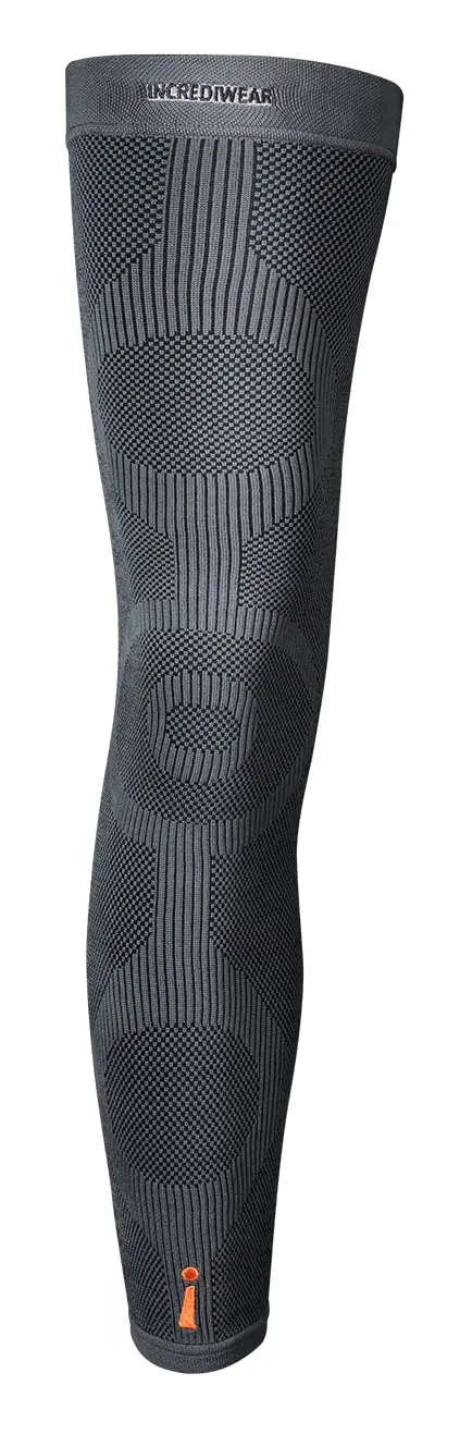 

Full Length Leg Sleeve for Pain Relief & Muscle Recovery, Reduces Swelling, Promotes Circulation, Men & Women (Charcoal, Large)