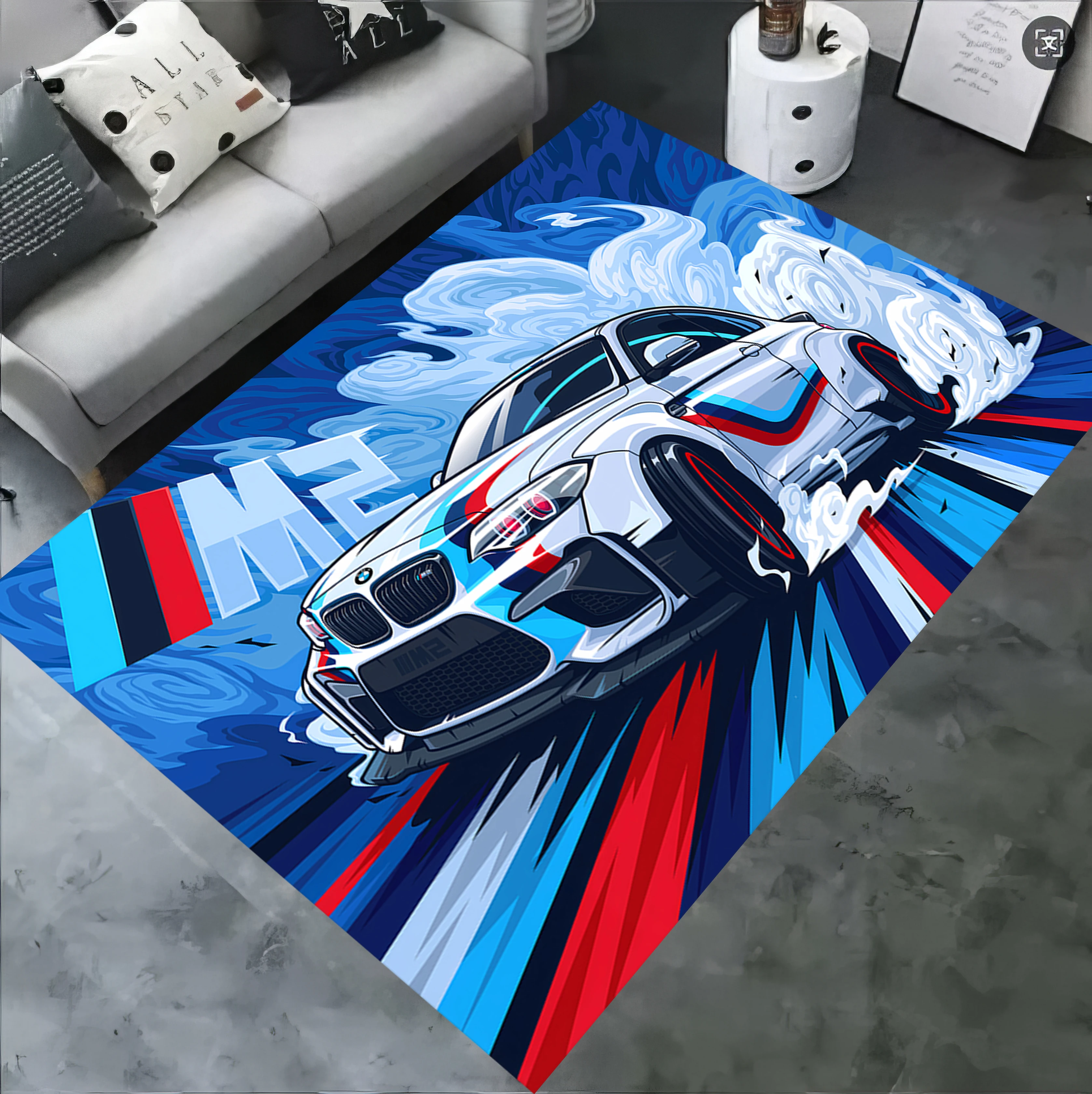 Anti Slip Super Coupe mat for Living Room Bedroom Home Sofa Decoration,Kids Play Area Rug Non-slip Floor Mat