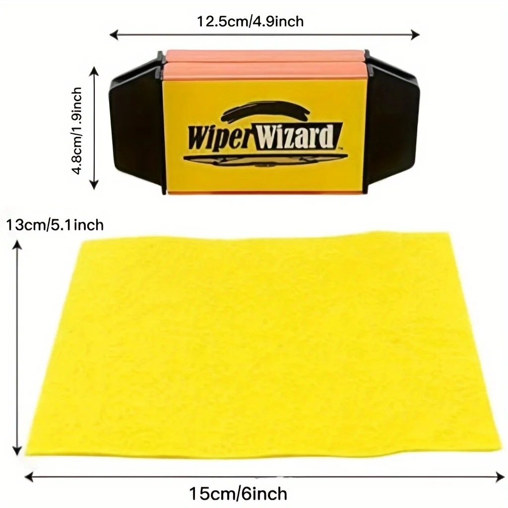 A set Car Wiper Restorer, Cleaning Wiper Guide Blade Repair Brush, Automobile Parts, Intelligent Maintenance Car Wiper