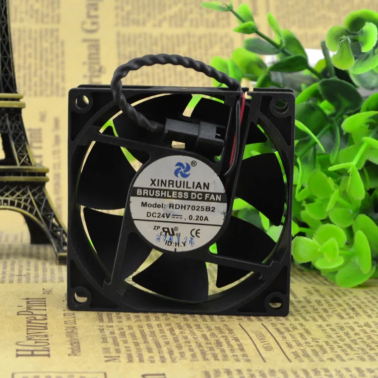 NEW ORIGINAL RDH7025B2 24V 0.20A 7025 70*70*25 mm COOLING FAN