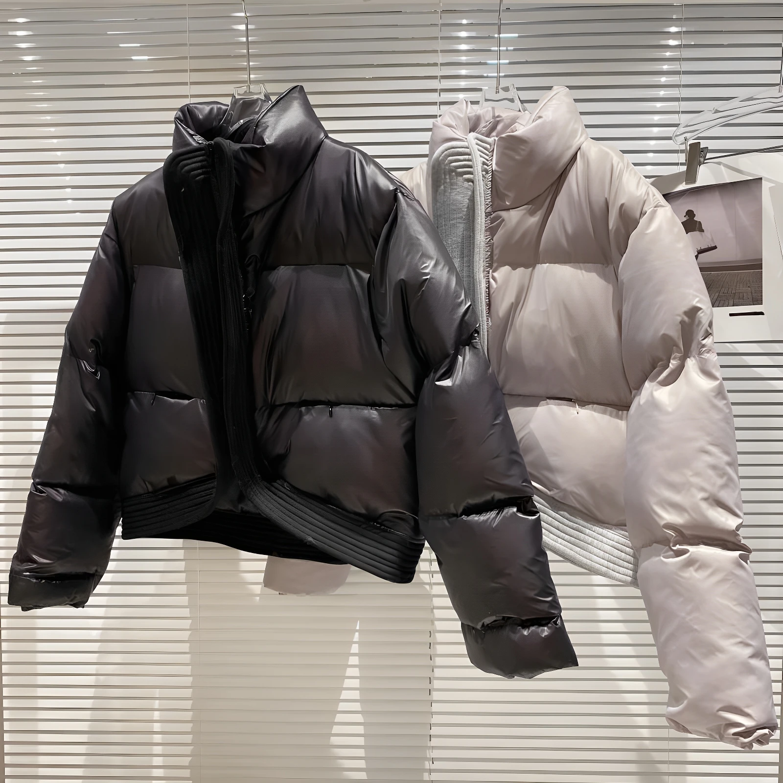 Retro Sle Petalo Colletto di Cotone di Seta Jaet Design Esclusivo da Donna Inverno Nuovo Arrivo Faionable Lungo Chiusura con Cerniera