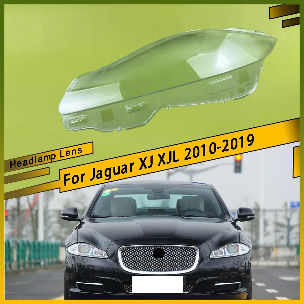 

For Jaguar XJ XJL 2010 - 2019 Head Lamp Light Case Headlights Shell Mask Transparent Cover Lampshdade Headlamp Shell Glass