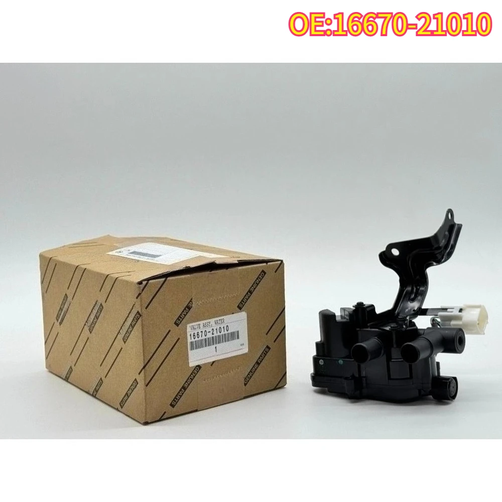

High quality New For 16670-21010 ToyotaPriusHatchback 1.5 Hybrid L4 2003-2009 Coolant Control Valve With Bracket Water Pump 12V