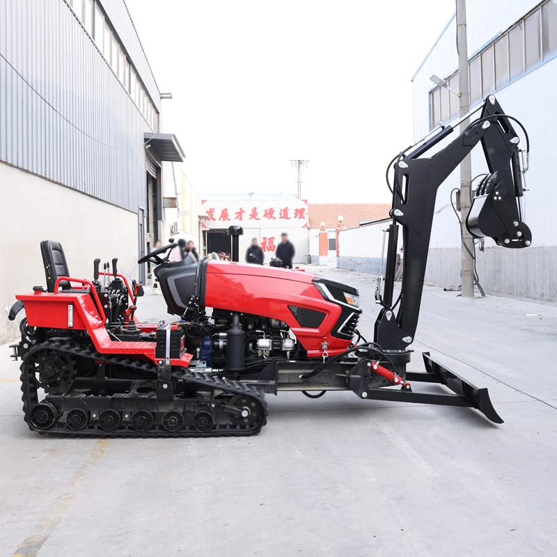 

Customized Multifunctional Crawler Tractor, 60 HP Cultivator, Crawler Rotary Tiller, New Agricultural Micro Tiller