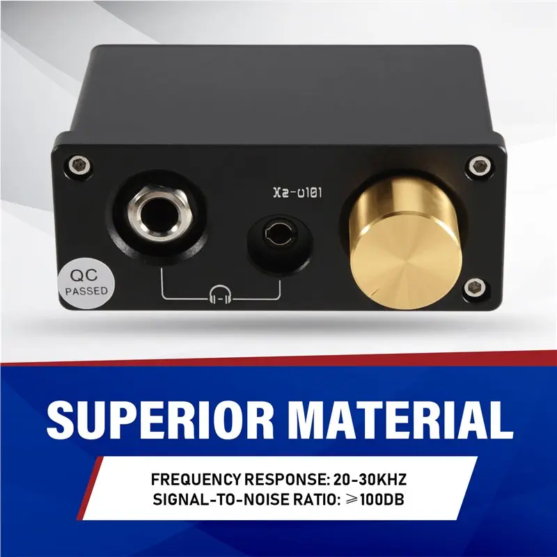 AA87 XZ-U101 DC 5-12V Headphone Amplifier Linear Stereo For RCA