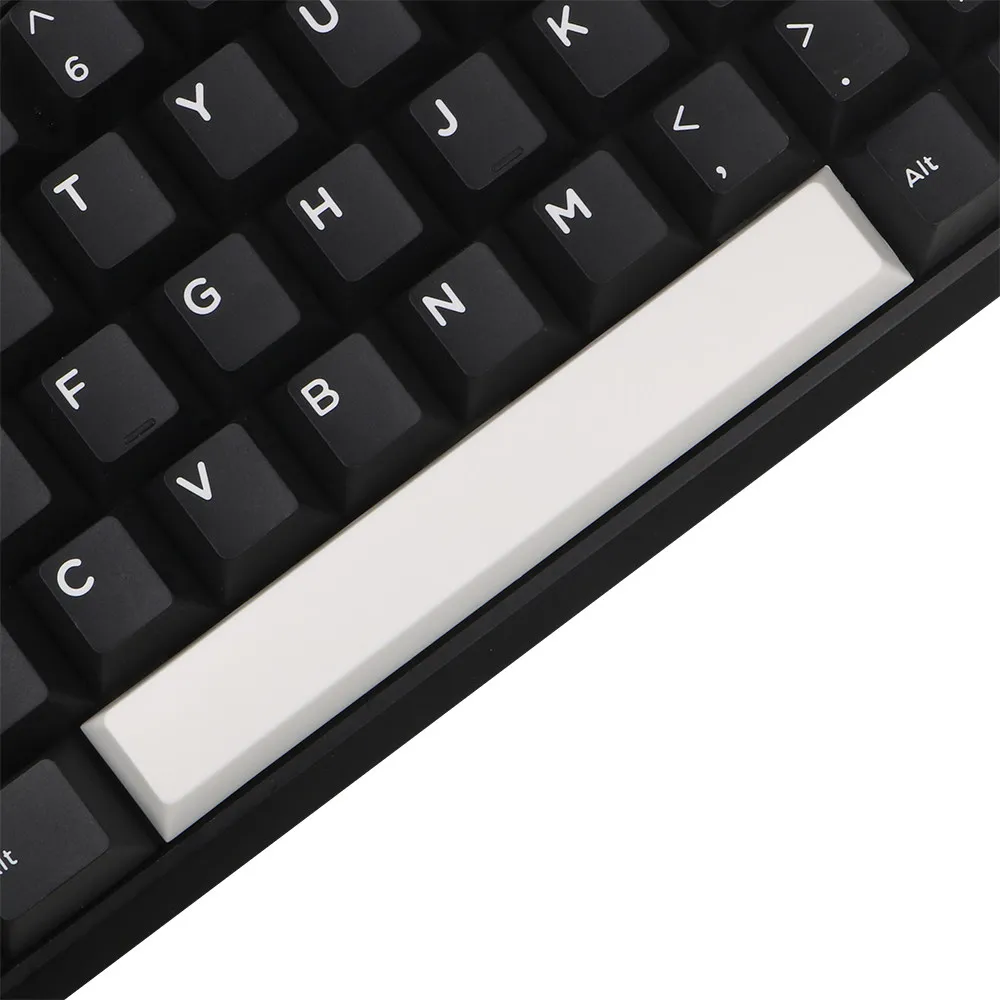 PBT Spacebar 6.25u OEM Profile Black White Red for mx mechanical keyboard repair