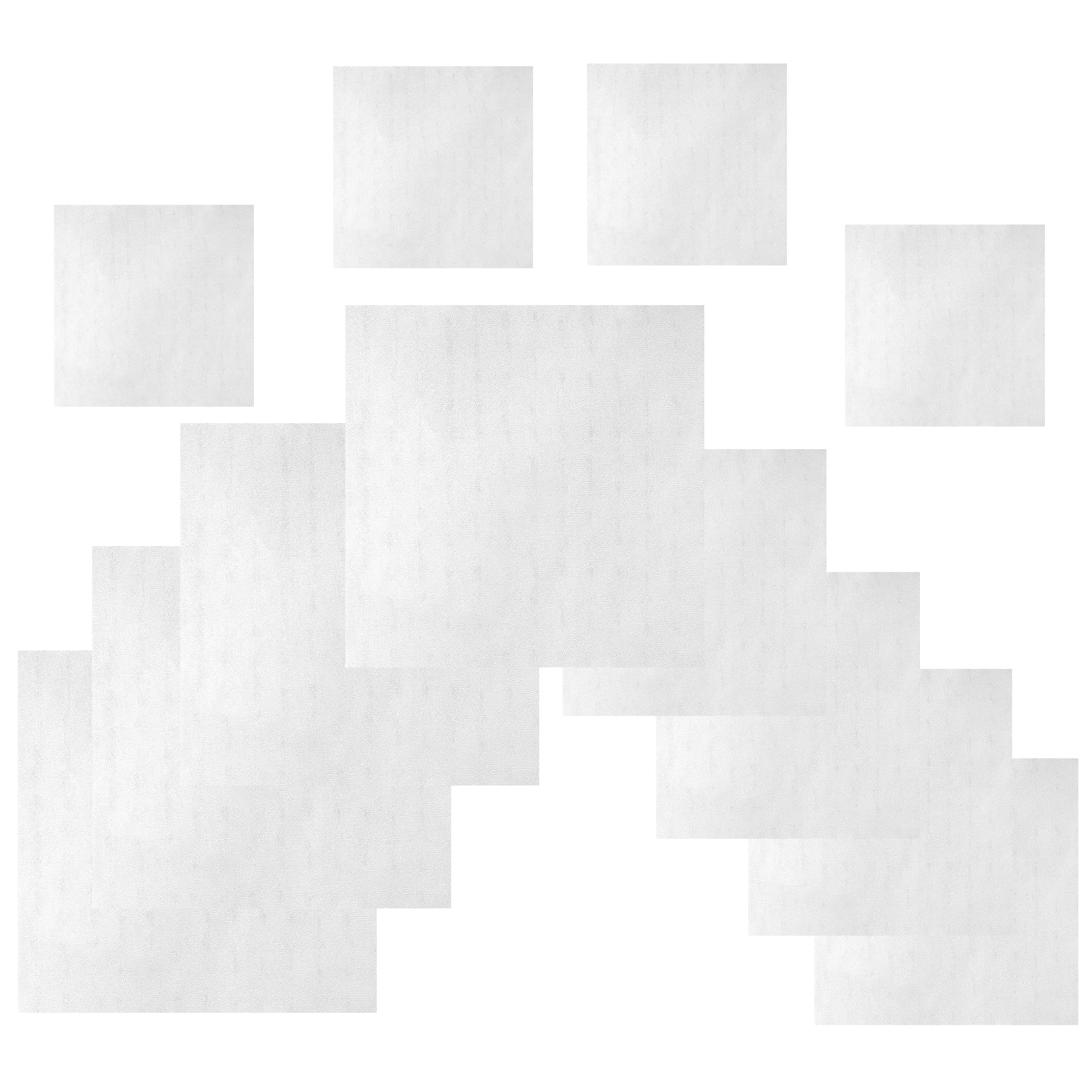 

12 Pieces Cross Stitch Fabric Soft Cotton Embroidery Cloth 40x40 30x30 20x20 Sizes DIY Supplies Sewing Projects