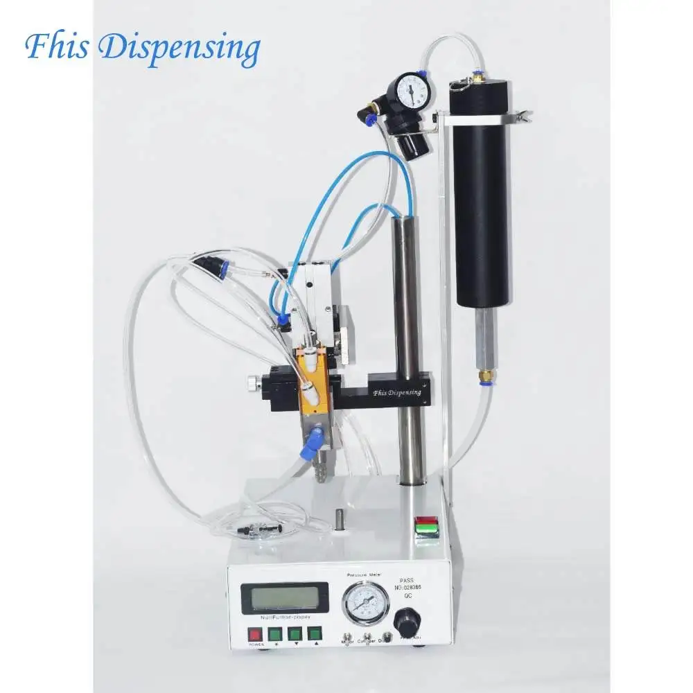 LED Bulb Round Circle Glue Dispensing Machine, Special Automatic Gluing Equipment for Lamps