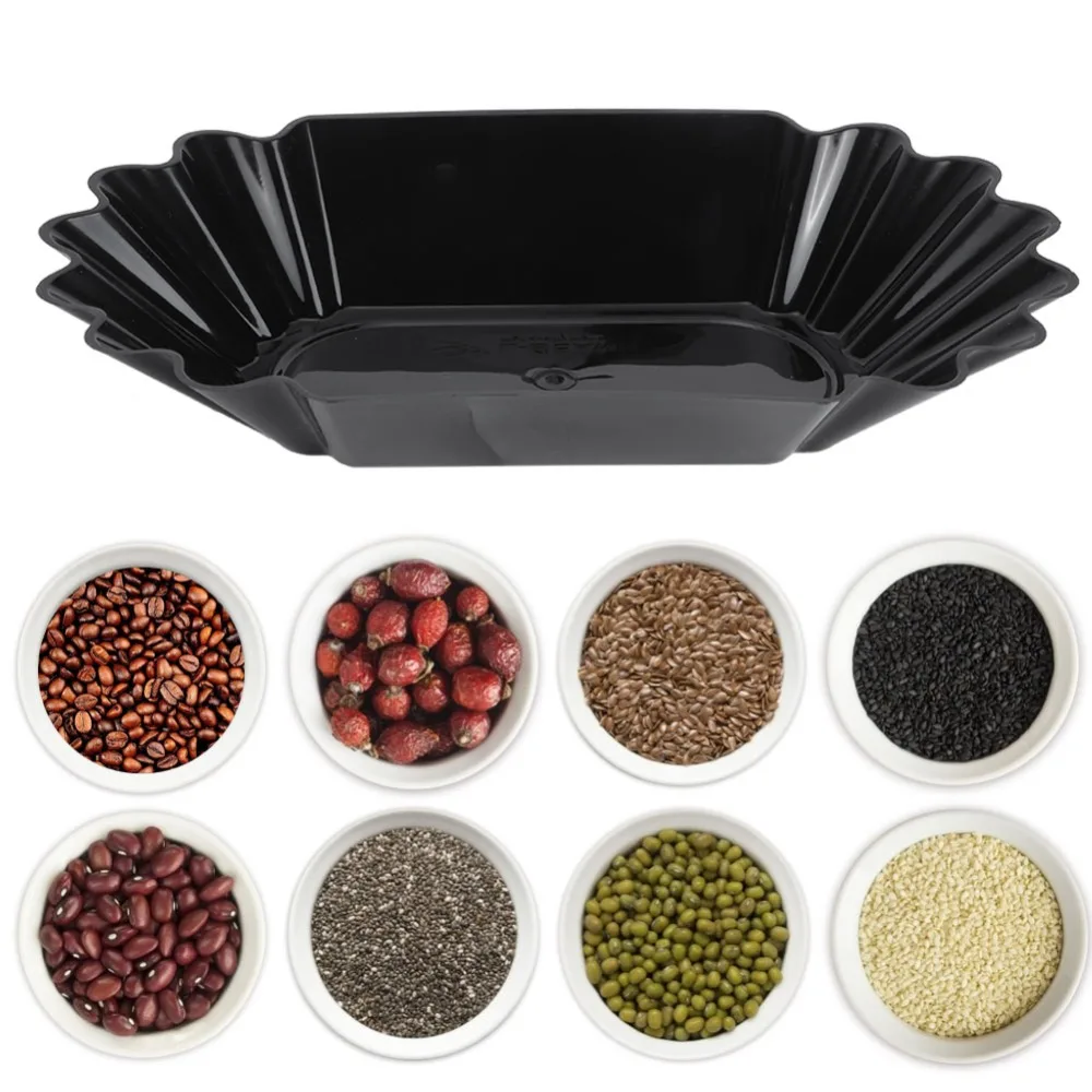 Food-grade PP Coffee Bean Tray Lightweight Smooth-surface Coffee Display Plate Stackable Multi-purpose Coffee Sample Plate