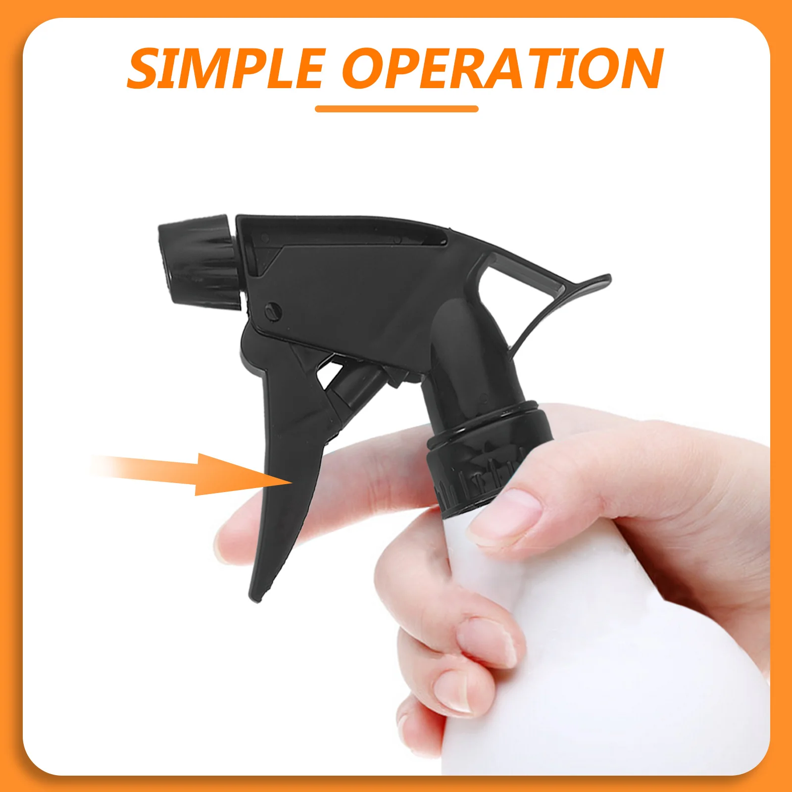 

10pcs Spray Nozzle For Bottles Plastic Watering Bottle Sprayer Nozzle Replacement Press Down Type For Garden Misting Spray