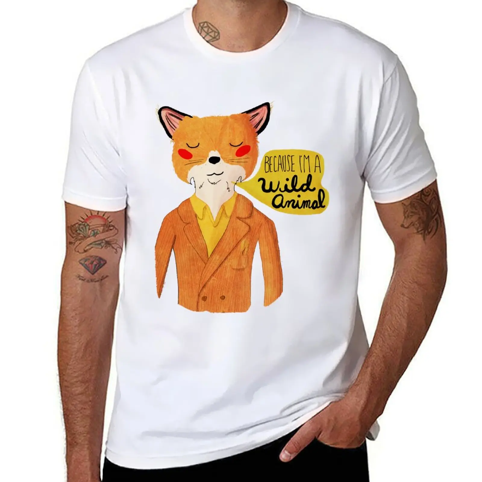 Because I'm A Wild Animal T-Shirt Basic Lightweight Short Sleeve Tee