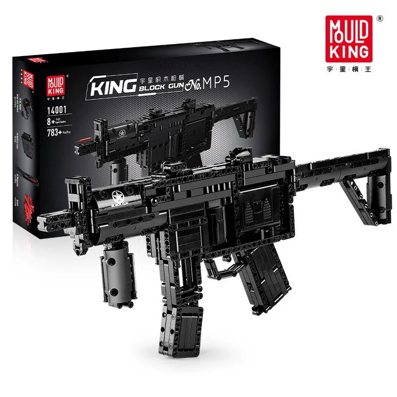 Desert Eagle Pistol Submachine Gun Assembled Building Blocks Model MOC Army Firearms Series Bricks Weapons Sets Kid Toy Boy Gift