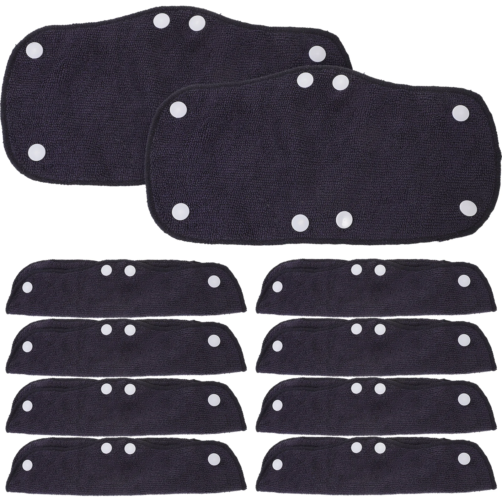 

10 Pcs Safety Liners Hard Hat Sweatbands Washable Reusable Polyester Gray Fits Helmets Comfortable Breathable Prevent