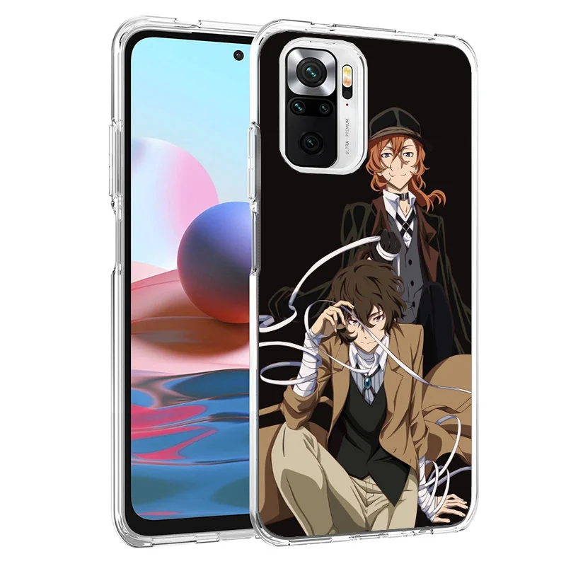 Bungo Stray Dogs Double Black Phone Case For Xiaomi Redmi 12 12C 10 10C 10A 9 9A 9C 9T 8 8A 7 7A 6 Pro 6A K70 K60 K40 K20 S2 Pri