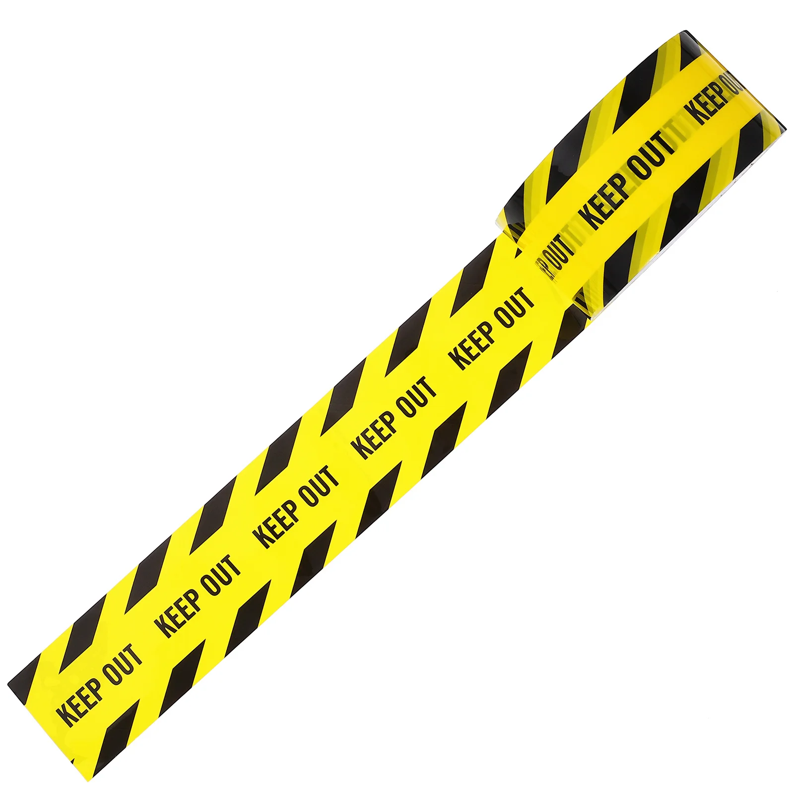 1 Roll Black Adhesive Safety Tape Strong Durable Keep Out Warning Tape for Walls Floors Pipes Heavy Traffic Construction Site