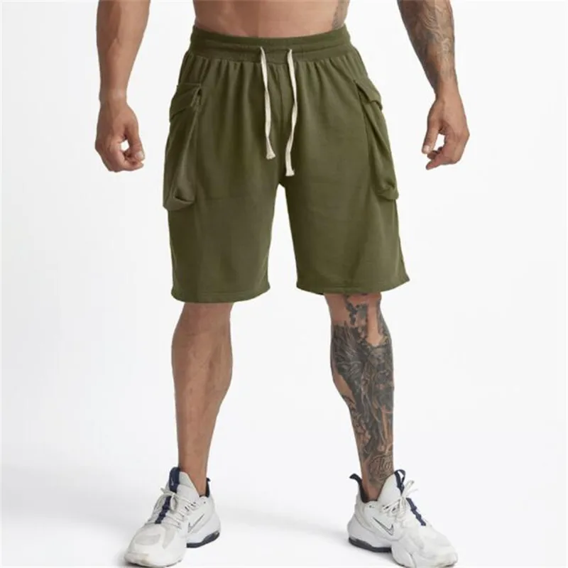 

New Summer Men Gyms Bodybuilding Casual Loose Shorts Joggers outdoors fitness beach Short Pants Male Brand Sweatpant M-3XL