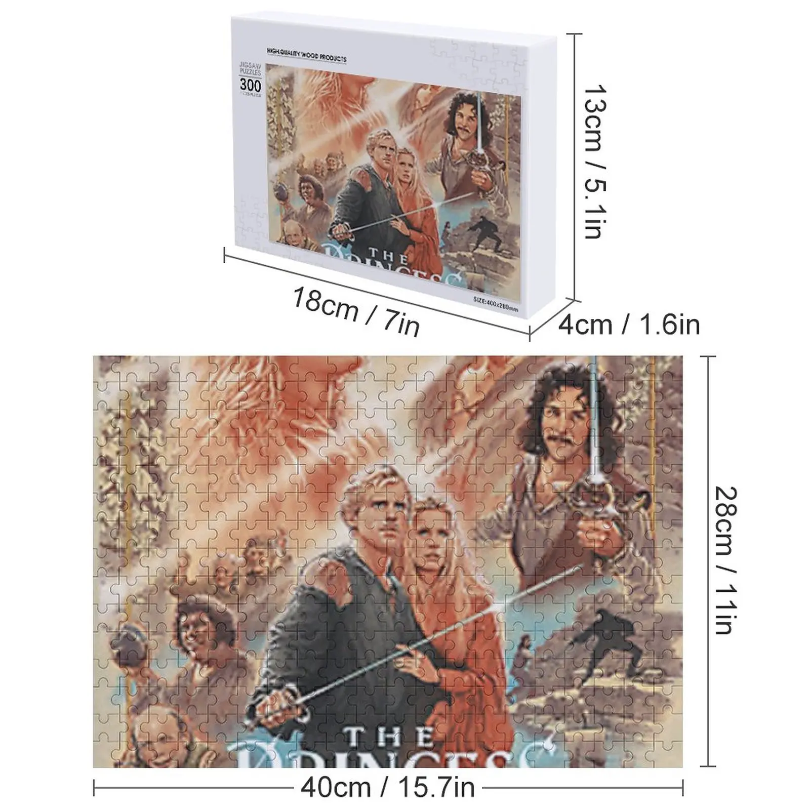 1987 La principessa sposa puzzle giocattoli di Natale regalo personalizzato giocattoli personalizzati per bambini boschi per adulti puzzle