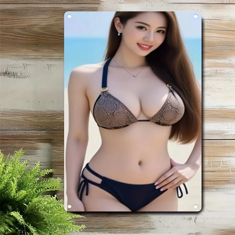 Bikini Girl Metal S…