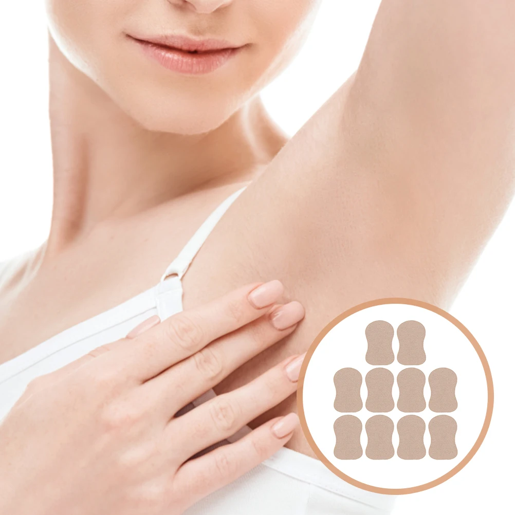 

10pcs Armpit Underarm Protectors Disposable Adhesive Shields For Women Men Cotton Foot Sweat Stickers Summer Supplies Sweat Pads